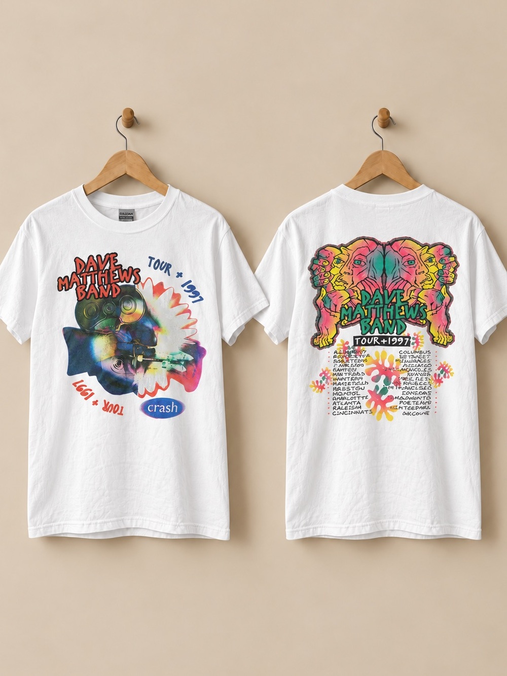 Dave Matthews Band Crash Tour Unisex Reprint T-shirt